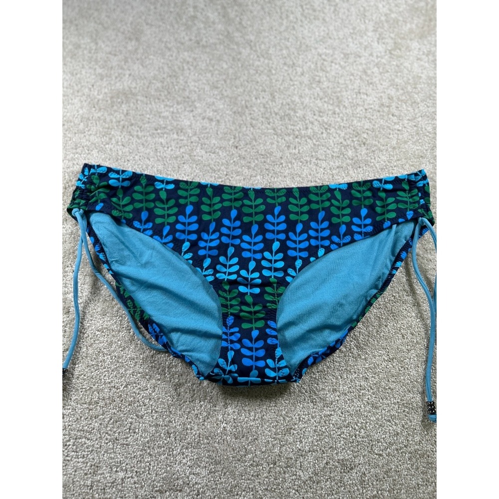 American Eagle Women's Swim‎ Bottoms Blue Green XXL Nylon Spandex